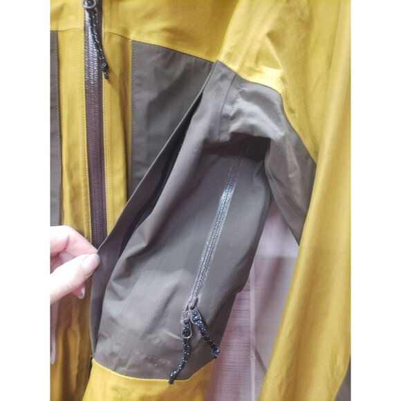 Westcomb Vapor Waterproof Jacket, Mens S, E-Vent w Recco Locator, Gold & Gray - Picture 8 of 13